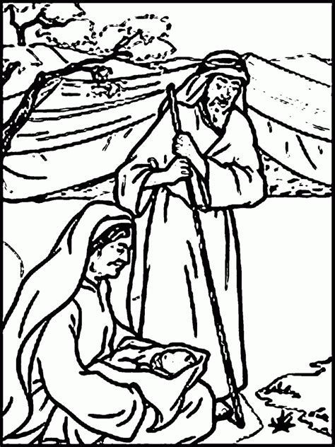 Abraham en Sarah kleurplaten Bijbel September 2021