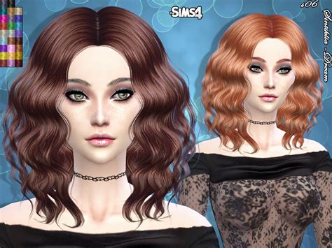 Sims 4 Hairs Sintiklia Sims Hairstyle 06 Dream By Sintiklia