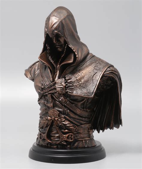The Legacy Collection Ezio Auditore Bronze Edition Bust My Anime Shelf