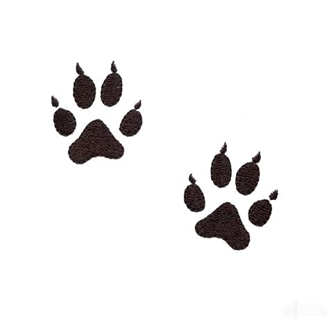 Swnmw142 Wolf Prints Embroidery Design Clipart Best Clipart Best