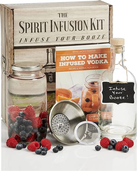 spirit infusion kit infuse your booze cocktail kit and recipes to make over 70