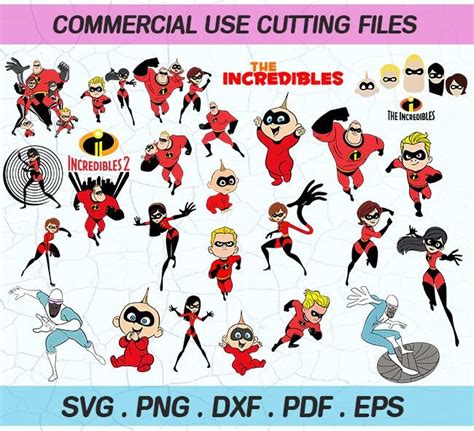 The Incredibles Svg Incredibles Svg Clipart Incredibles Etsy