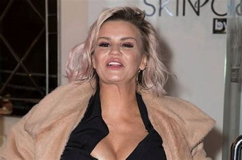 Celebs Go Datings Kerry Katona Releases Cleavage Bonanza In Plunging