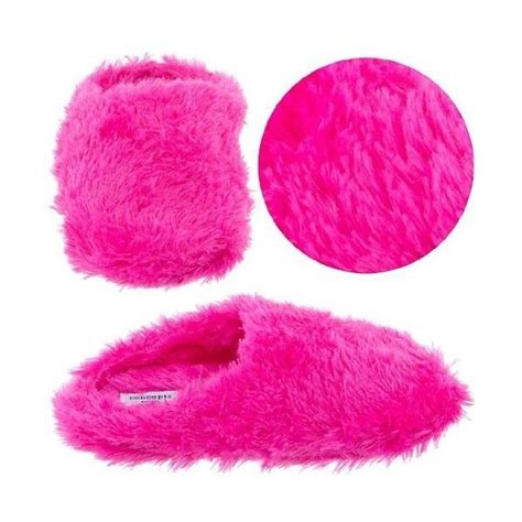 Hot Pink Fuzzy Slippers For Women Clothing Fuzzy Slippers