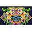 Barong Demon UV Dark Tapestry Psychedelic Fluorescent Wall Art