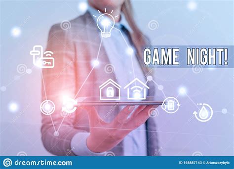 Text Sign Showing Game Night Conceptual Photo Usually Its Called On