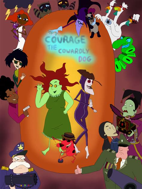 Courage The Cowardly Dog Poster Courage The Cowardly Dog