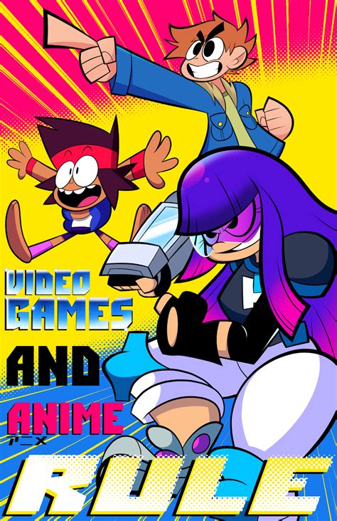 Video Games And Anime Rule By Onemanshowoff On Newgrounds Cartoon Sketches Cartoon Styles