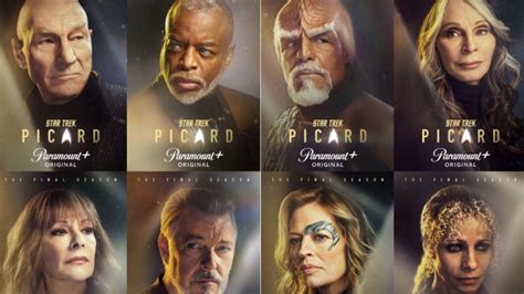 Star Trek Picard Unveils S3 Teaser Character Posters Comic Con