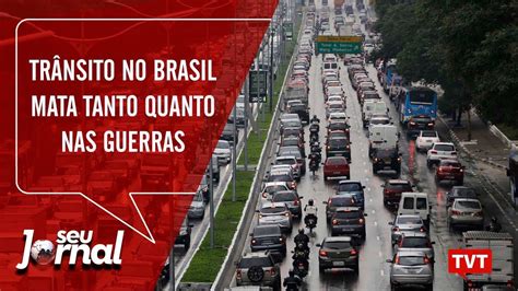 🔴 Recorde De Assassinatos Trânsito No Brasil Mata Tanto Quanto Nas