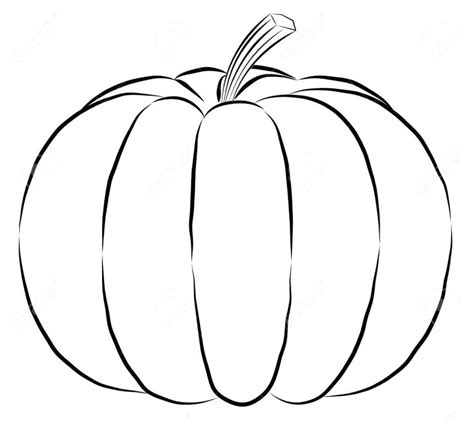 Pumpkin Line Drawing Free Download On Clipartmag