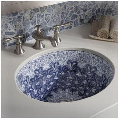 Bathroom sinks are one of the most important components of a household where the majority of shaving after shopping at various decorative bathroom supply stores, home improvement stores. Color Outside the Lines: Powder Room Week : Sinks