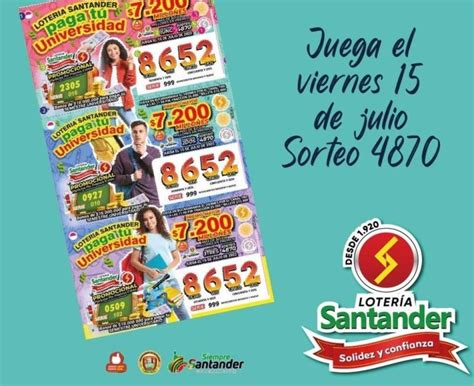 Resultado Sorteo Lotería De Santander 15 De Julio 2022 Futbolete