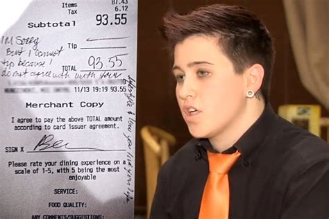 Homophobia Hoax Bullying Note To Waitress Went Viral But It Might Be Fake