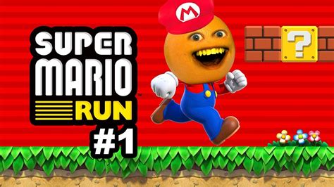 Annoying Orange Plays Super Mario Run World 1 Youtube
