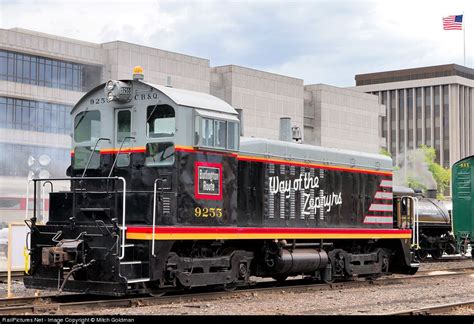 Cbq 9255 Chicago Burlington And Quincy Railroad Emd Sw7 At Rock Island