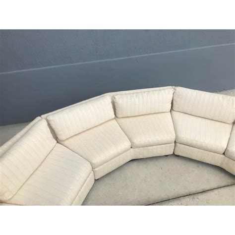 How do you find the radius of a semicircle when you have the perimeter? Selig Mid Century Modern Semi-Circle Sectional Sofa | Chairish