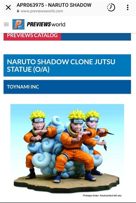 Naruto Shadow Clone Jutsu Figure Limited Toys And Collectibles Mainan