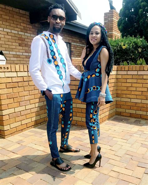 His And Hers Traditional Outfit South Africa Traditional Outfits Couples Outfit Couples
