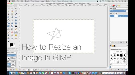 How To Resize An Image In Gimp Youtube