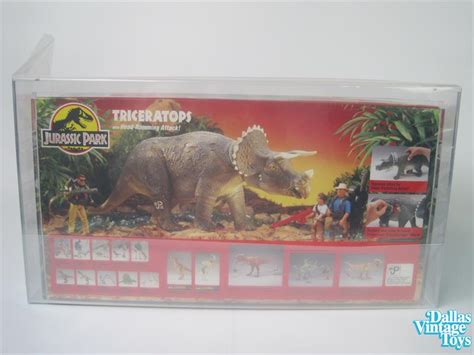 1993 Kenner Jurassic Park Series 1 Attack Size Dino Triceratops Larger