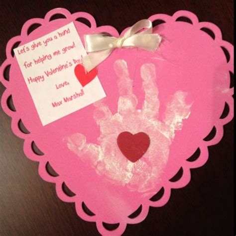 Valentine's Day card for my son's daycare teachers ...