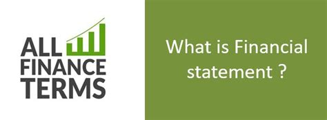 To raise or provide funds or capital for finance a takeover. What is Financial statement ?Definition by All Finance Terms