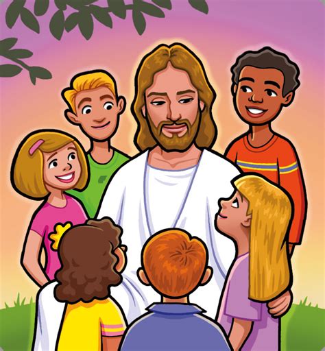 Jesus With Children Clipart