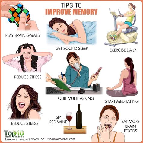 10 Tips To Improve Memory Top 10 Home Remedies