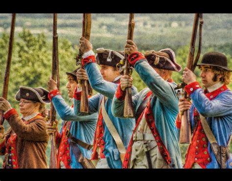Revolutionary War Reenactors At Saratoga Battlefield Flickr