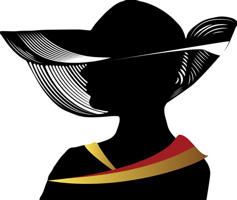 Woman With Fancy Hat Silhouette Sheltering Grace Ministry