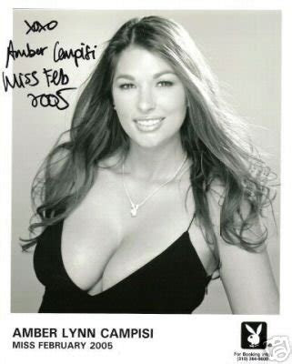 Amber Campisi Playboy Playmate Sexy Signed Photo A