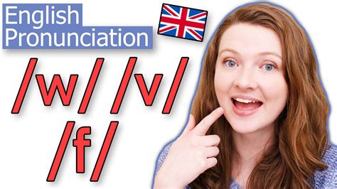 Improve Your English Pronunciation W V And F Sounds Improve Your