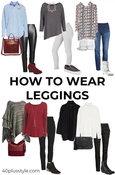 How To Wear Leggings Over 40 A Capsule And Best Leggings 40 Style How To Wear Leggings