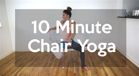 Modified for the chair, stronger seniors chair yoga dvd program was created for seniors and those with limited mobility. 10 Minute Chair Yoga for the Office | Chair yoga, Yoga for ...