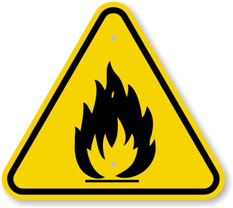 ISO Fire Hazard Warning Sign Symbol - Fast and Free Shipping, SKU: IS png image