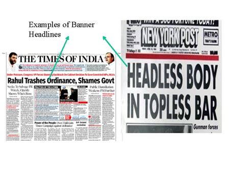 Newspaper Examples Double Page Spread And Newspaper Article Research