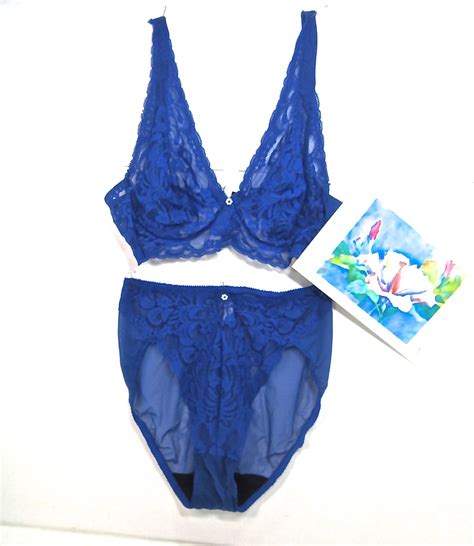 jla blog christian dior blue lace bra and panties vintage