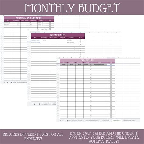 How To Use Google Sheets Monthly Budget Template