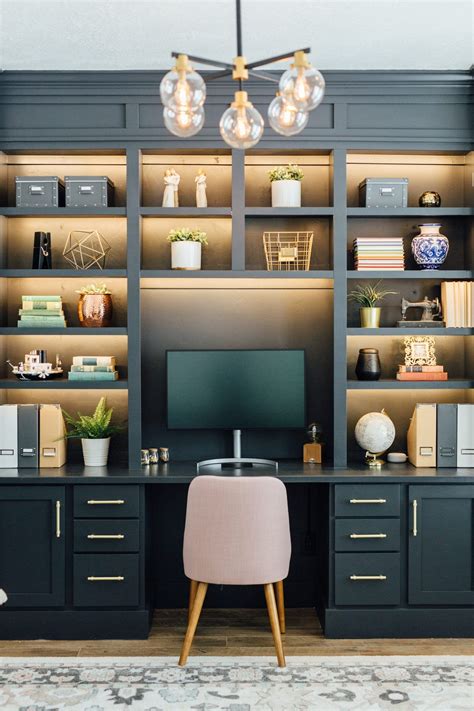 My Gorgeous Diy Office Built Ins Reveal Home Office Decor Office