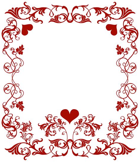 Orlas Pergaminos Clip Art Frames Borders Free Valentine Clip Art The