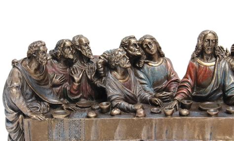 Buy Veronese The Last Supper Jesus Twelve Apostles Statue Figurine Cold