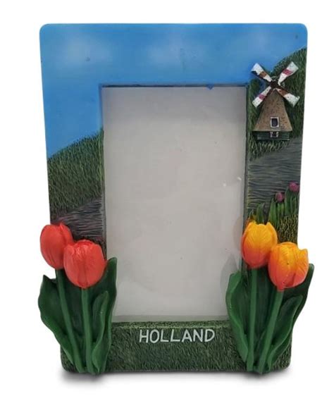 Nederlandse Cadeau S Geven Fotolijstje Holland Molen Tulpen Typisch Hollands