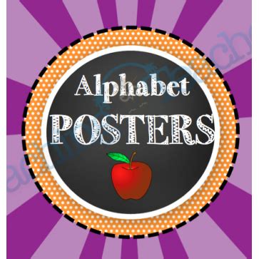 Alphabet Wall Poster | Alphabet wall, Poster wall, Alphabet poster