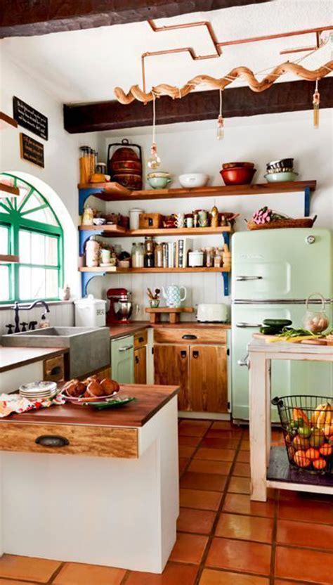 42 Retro Kitchen Design Ideas With Splash Of Colors Homemydesign