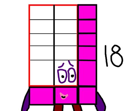 Numberblocks 18 By Mjegameandcomicfan89 On Deviantart