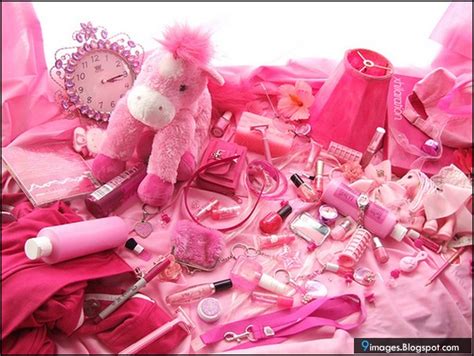 Pink Girly Stuff Cosmetic Things