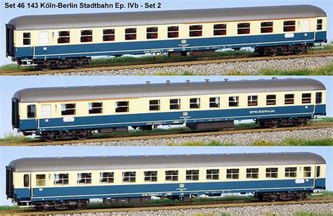 LS Models Set Of 3 Passenger Cars Koln Berlin Express Set 2