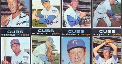 Wrigley Wax Where Were They Taken Topps 1971 Cubs