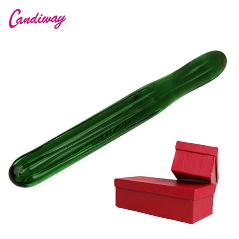 Buy Candiway Vegetables Glass Dildo Anal Plug Vagina Dildos Anus Stopper Erotic